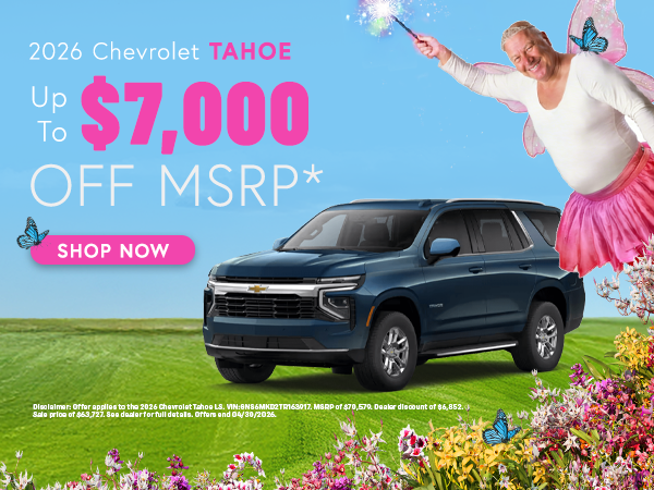 New chevrolet Tahoe Offers