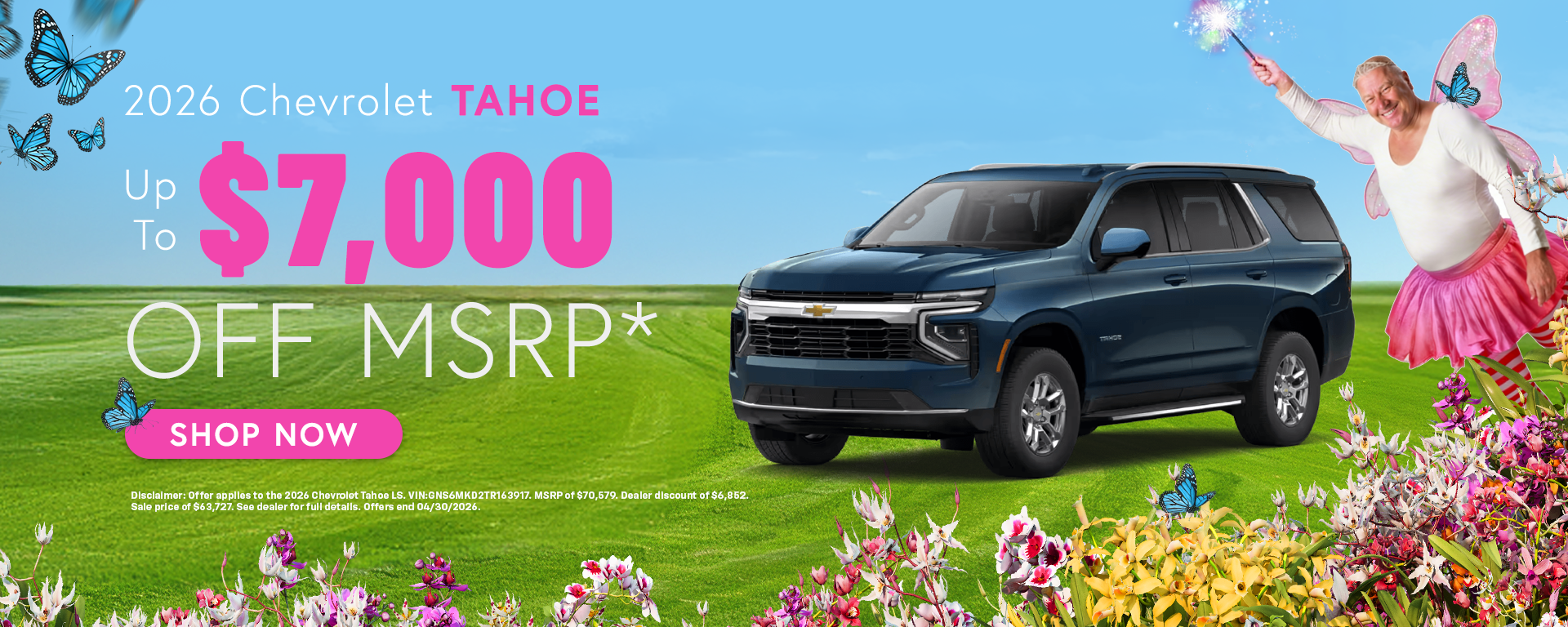 New chevrolet Tahoe Offers