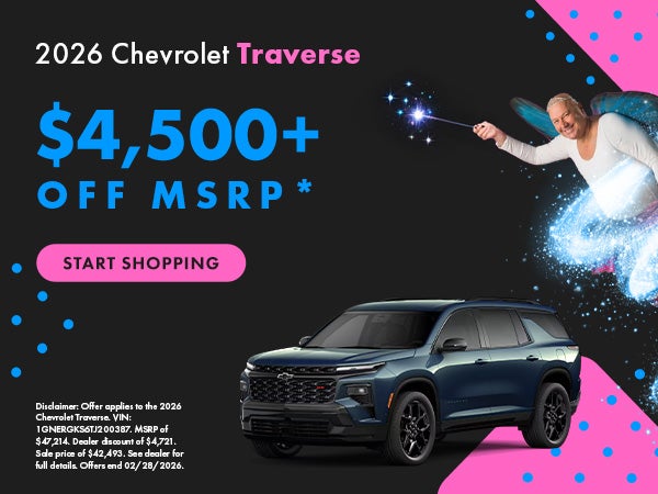 New chevrolet Traverse Offers